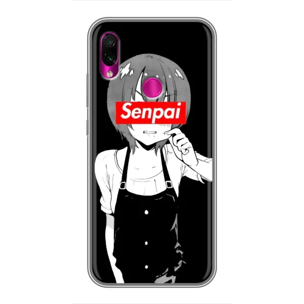 Чехол с принтом «Senpai» для Xiaomi Redmi Note 7 Чехол с принтом «Senpai» для Xiaomi Redmi Note 7