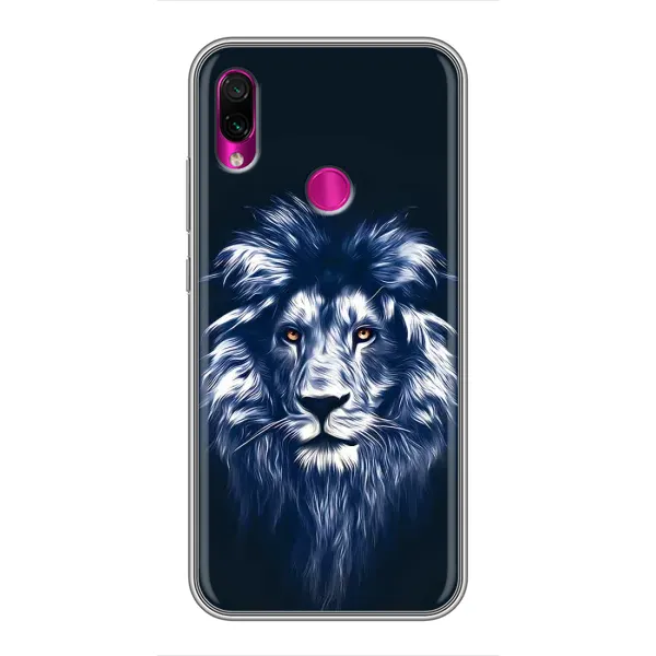 Чехол с принтом «Синий Лев» для Xiaomi Redmi Note 7