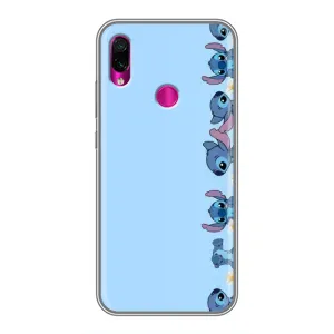 Чохол з принтом Стіч на Xiaomi Redmi Note 7 (Стіч фон)