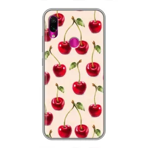 Чехлы с Фруктами для Xiaomi Redmi Note 7 (VPrint) (Вишня)