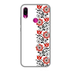 Чехол для Патриота Украины Xiaomi Redmi Note 7 - (AlphaPrint) (Яркая вишиванка)