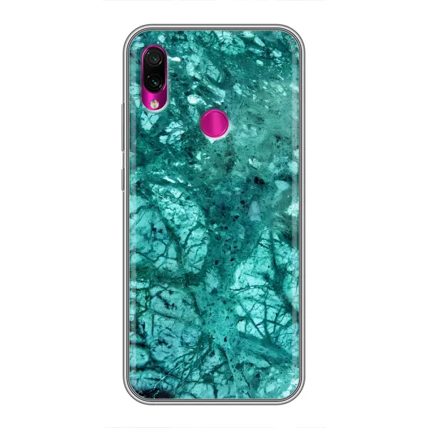 Чехол с принтом «Зеленый мрамор» для Xiaomi Redmi Note 7