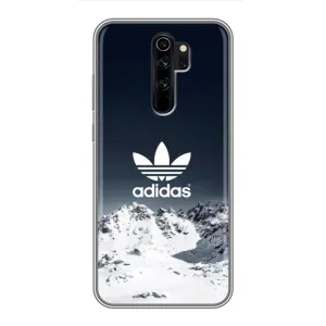 Чехлы Адидас для Xiaomi Redmi Note 8 Pro (AlphaPrint) (Адидас в горах)