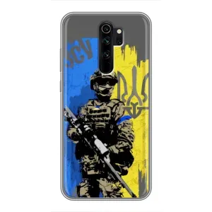 Чехлы с картинкой ЗСУ для Xiaomi Redmi Note 8 Pro (AlphaPrint) (АРТ солдат)