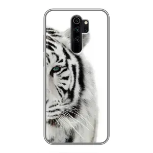 Чехлы с картинками животных Xiaomi Redmi Note 8 Pro (Белый Тигр)