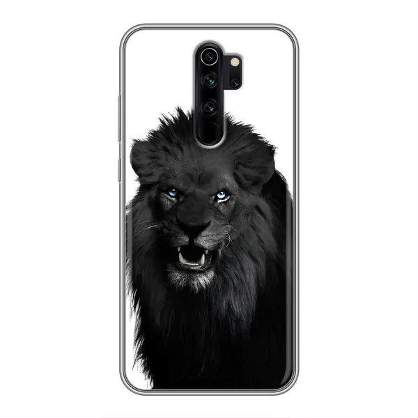 Чехол с принтом «Черный ЛЕВ» для Xiaomi Redmi Note 8 Pro