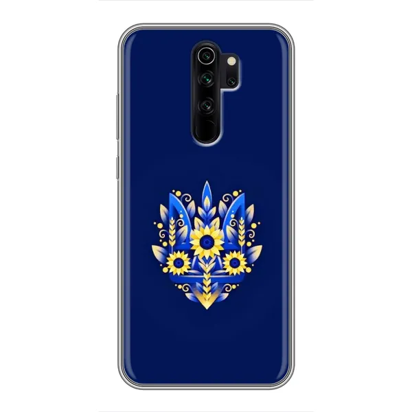 Чехол с принтом «Цветочный Герб» для Xiaomi Redmi Note 8 Pro
