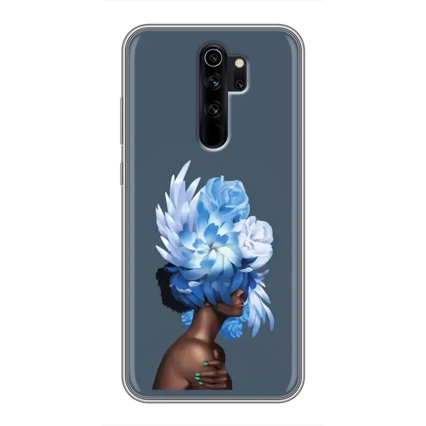 Чохол з принтом «Квіти на голові» для Xiaomi Redmi Note 8 Pro
