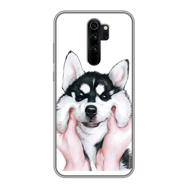 Чехол с принтом «Довольный Хаски» для Xiaomi Redmi Note 8 Pro Чехол с принтом «Довольный Хаски» для Xiaomi Redmi Note 8 Pro
