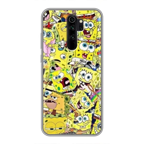Чехол с принтом «Эмоции Спанч Боба» для Xiaomi Redmi Note 8 Pro