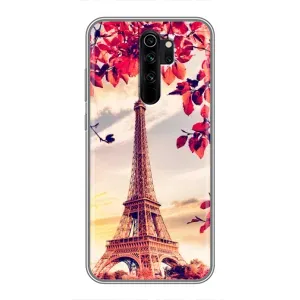 Чехол Эйфелева Башня для Xiaomi Redmi Note 8 Pro - (AlphaPrint) (Эйфелева Башня)