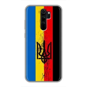 Украинские Чехлы для Xiaomi Redmi Note 8 Pro с картинкой УПА (AlphaPrint) (Флаг УПА)