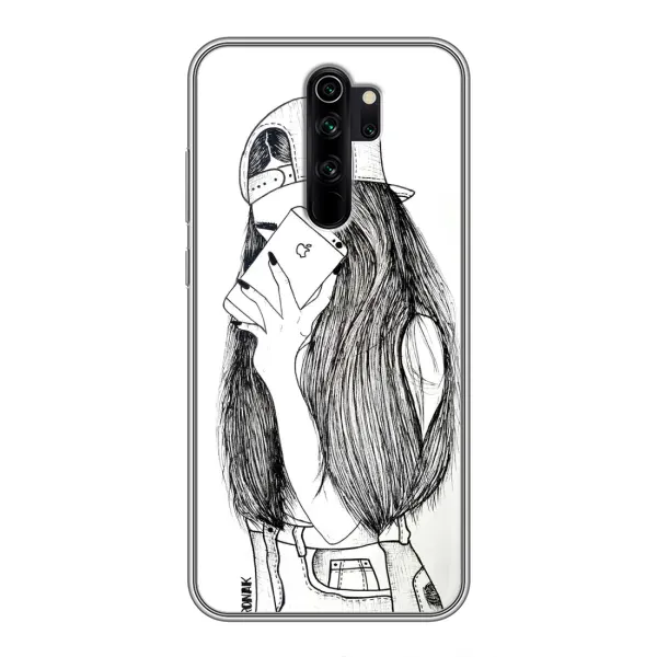 Чохол з принтом «Фото дівчини» для Xiaomi Redmi Note 8 Pro