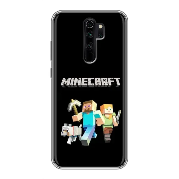 Чехол с принтом «герои Minecraft» для Xiaomi Redmi Note 8 Pro