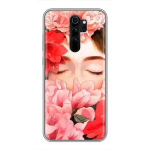 Чехлы (ART) Цветы на Xiaomi Redmi Note 8 Pro (VPrint) (Очі в квітах)