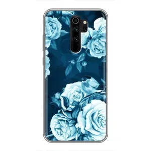 Чехлы (ART) Цветы на Xiaomi Redmi Note 8 Pro (VPrint) (Блактині бутони)