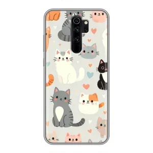 Чехол с принтом «Коллаж котов» для Xiaomi Redmi Note 8 Pro
