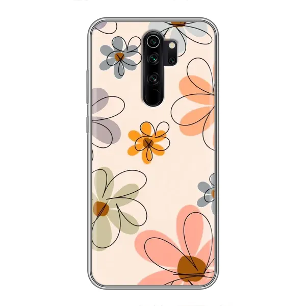 Чехол с принтом «Разноцветные цветы» для Xiaomi Redmi Note 8 Pro