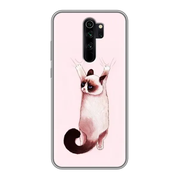 Чехол с принтом «Котик падает» для Xiaomi Redmi Note 8 Pro