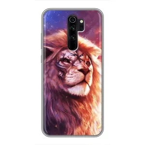 Чехол со Львом для Xiaomi Redmi Note 8 Pro (VPrint) (Красочный Лев)