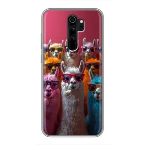 Чехол с принтом «Ламы в очках» для Xiaomi Redmi Note 8 Pro