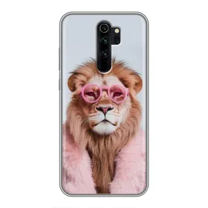 Чехол с принтом «Лев в очках» для Xiaomi Redmi Note 8 Pro