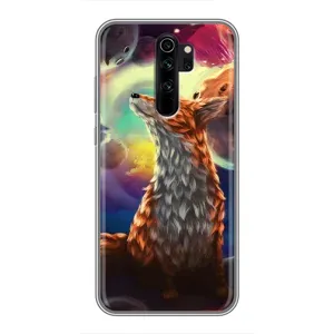 Чехлы с картинкой Лисички для Xiaomi Redmi Note 8 Pro (VPrint) (Лисица в космосе)