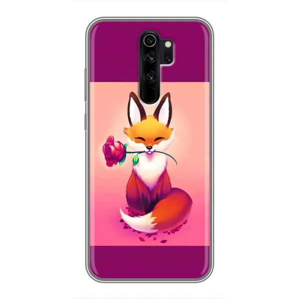 Чехол с принтом «Лисичка с розочкой» для Xiaomi Redmi Note 8 Pro Чехол с принтом «Лисичка с розочкой» для Xiaomi Redmi Note 8 Pro