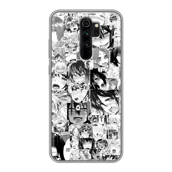 Чехол с принтом «Ahegao manga» для Xiaomi Redmi Note 8 Pro