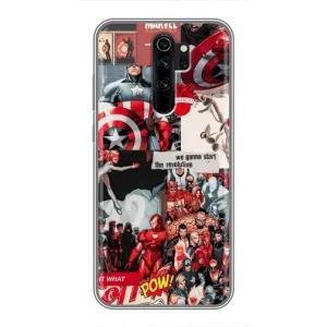Чехол с принтом «Марвел Комикс» для Xiaomi Redmi Note 8 Pro