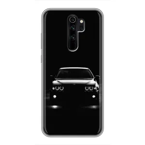 Чохол для Сяомі Редмі Нот 8 Про - з принтом БМВ (AlphaPrint) (Машина BMW)