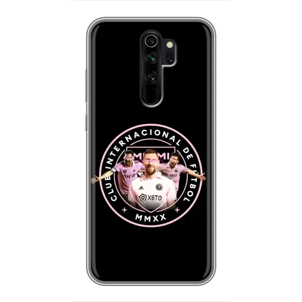Чехол с принтом «Месси в лого» для Xiaomi Redmi Note 8 Pro