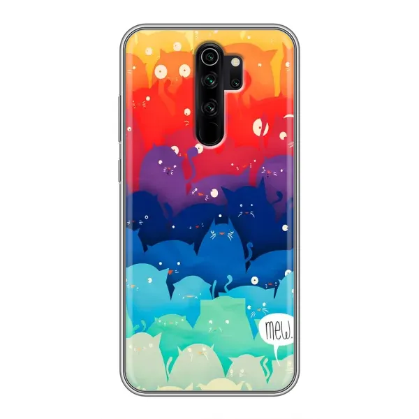 Чехол с принтом «Mew» для Xiaomi Redmi Note 8 Pro