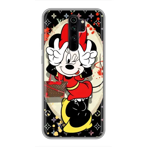 Чехол с принтом «Минни peace» для Xiaomi Redmi Note 8 Pro