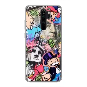 Чехлы с крутыми принтами для Xiaomi Redmi Note 8 Pro - (PREMIUMPrint) (Monopoly man)
