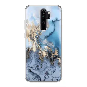 Мраморный чехол на Xiaomi Redmi Note 8 Pro (VPrint) (Нежный мрамор)