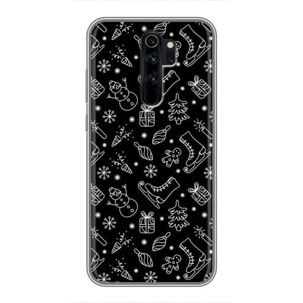 Чехол с принтом «Новогодний фон» для Xiaomi Redmi Note 8 Pro Чехол с принтом «Новогодний фон» для Xiaomi Redmi Note 8 Pro