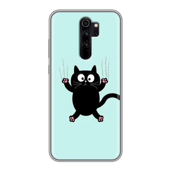 Чехол с принтом «Падающий кот» для Xiaomi Redmi Note 8 Pro