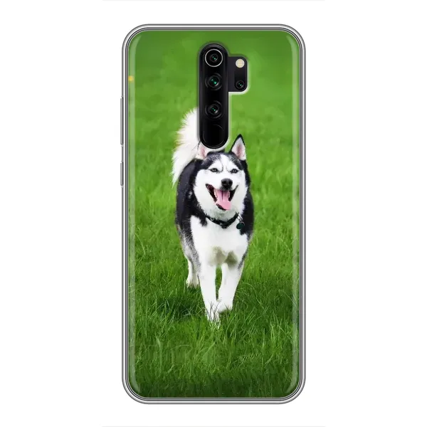 Чехол с принтом «Радостный Хаски» для Xiaomi Redmi Note 8 Pro
