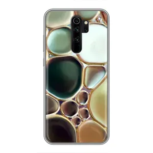 Мраморный чехол на Xiaomi Redmi Note 8 Pro (VPrint) (Радужный Мрамор)