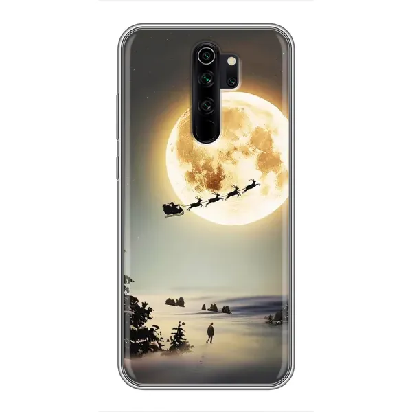 Чехол с принтом «Санта на луне» для Xiaomi Redmi Note 8 Pro Чехол с принтом «Санта на луне» для Xiaomi Redmi Note 8 Pro