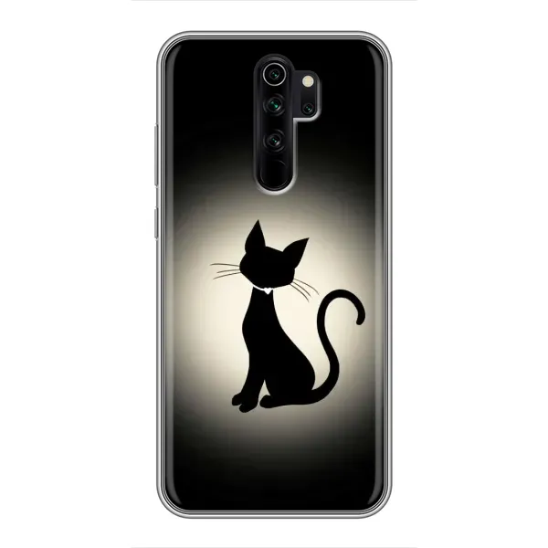 Чехол с принтом «Силуэт котика» для Xiaomi Redmi Note 8 Pro