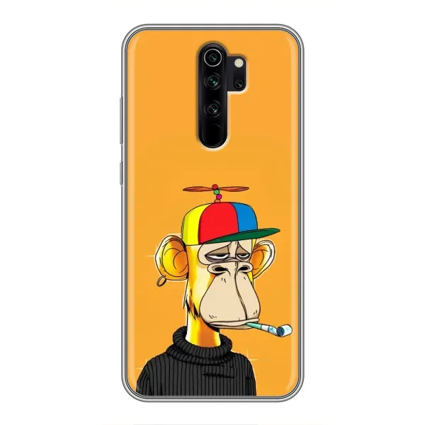 Чехол с принтом «Скучающая Обезьяна NFT» для Xiaomi Redmi Note 8 Pro Чехол с принтом «Скучающая Обезьяна NFT» для Xiaomi Redmi Note 8 Pro