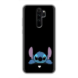 Чохол з принтом «Стіч на чорному» для Xiaomi Redmi Note 8 Pro