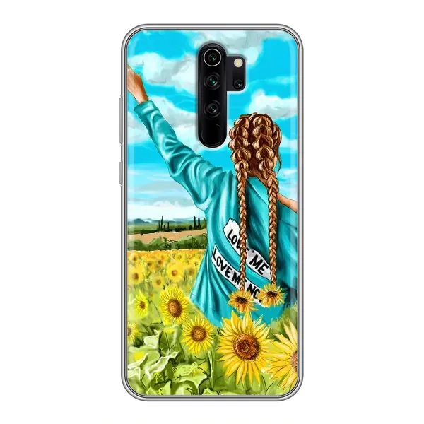 Чехол с принтом «Украиночка» для Xiaomi Redmi Note 8 Pro