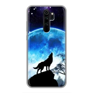 Чехол с принтом «Волк на луну» для Xiaomi Redmi Note 8 Pro