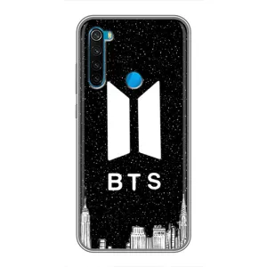 Чехлы BTS для Xiaomi Redmi Note 8 (AlphaPrint) (БТС Лого)