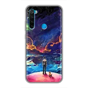 Космические Чехлы для Сяоми Редми Ноут 8 (VPrint) (Галактический вид)