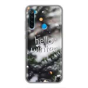 Новогодние, Праздничные Чехлы для Xiaomi Redmi Note 8 - 2024 год (Hello winter)