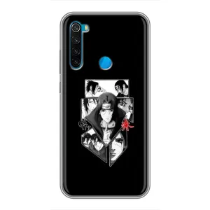 Чехлы на тему: Итачи Учиха для Xiaomi Redmi Note 8 (AlphaPrint) (коллаж Итачи)